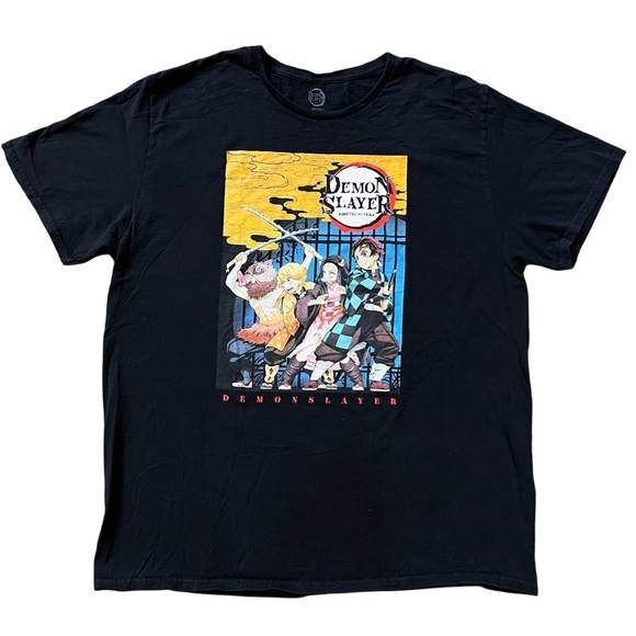 Demon Slayer Kimetsu No Yaiba Official Licensed Anime T-Shirt Men's Size 2XL - Picture 1 of 4